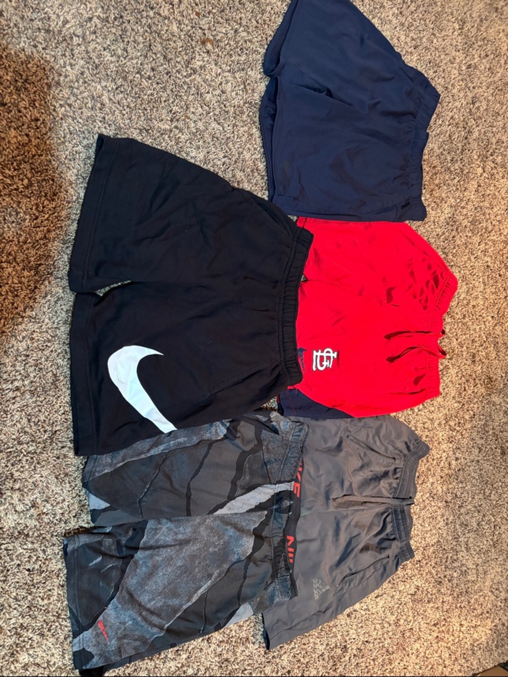 (5) Pair Adult Small Athletic Shorts Nike and Adidas